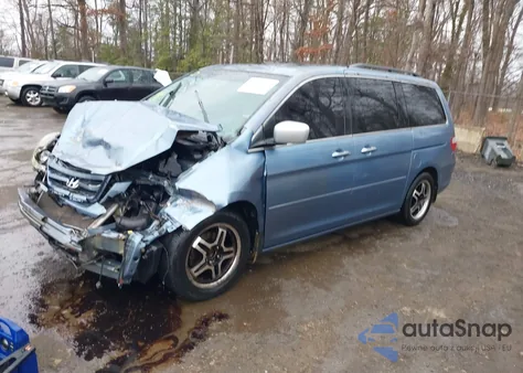 2005 Honda Odyssey Touring из США, поврежденный, VIN 5FNRL38855B109847